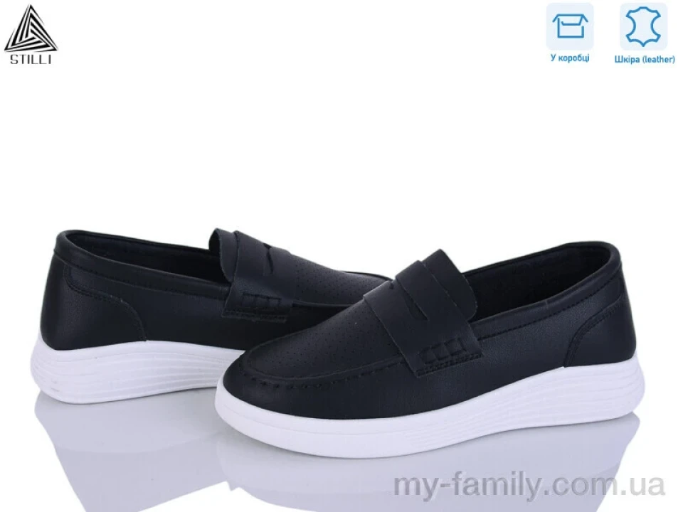 Туфлі натуральна шкіра чорний жінки -, Туфлі жіночі оптом