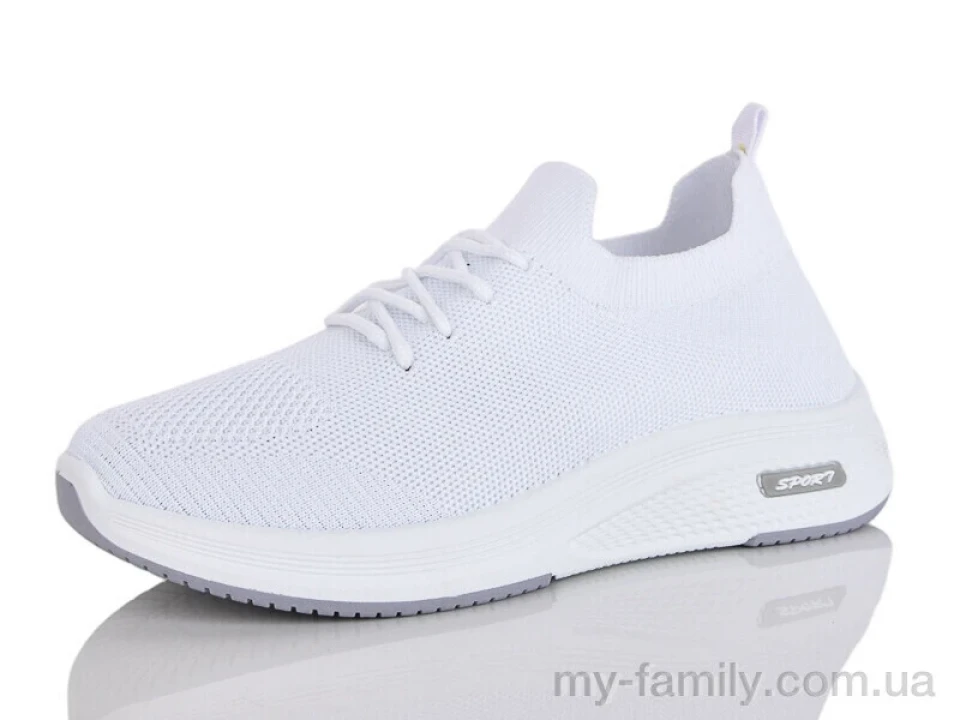 Кросівки текстиль білий жінки -, Жіночі кросівки оптом