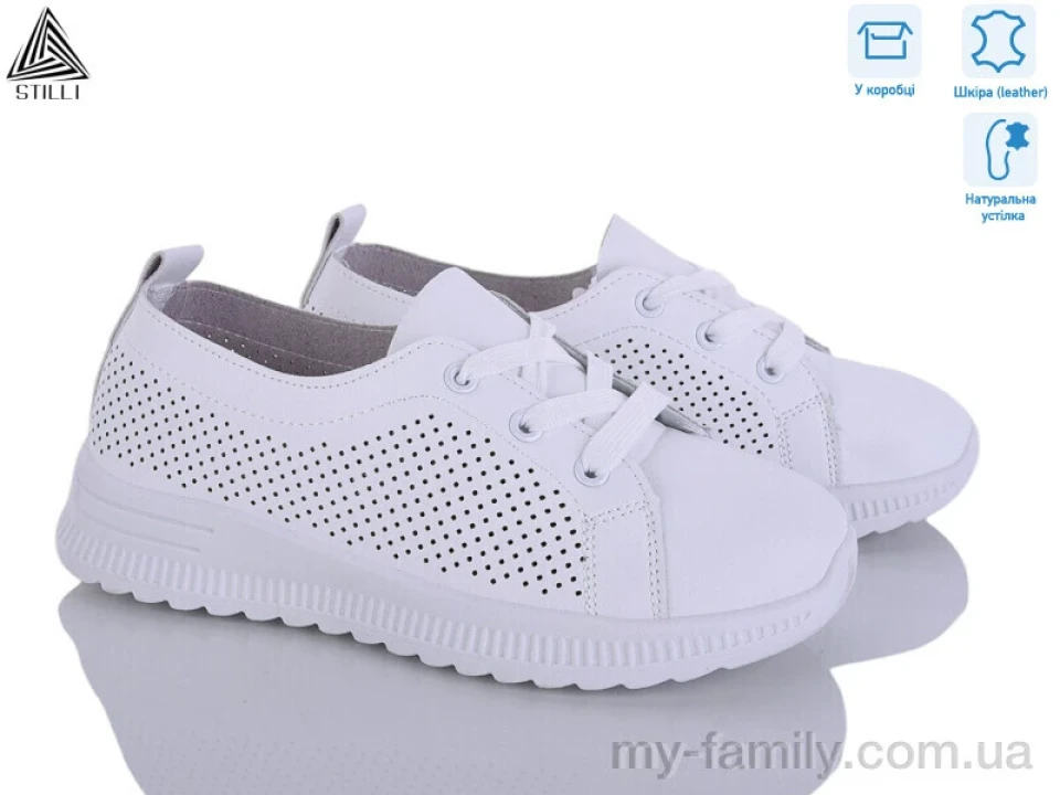 Кросівки натуральна шкіра білий жінки -, Жіночі кросівки оптом