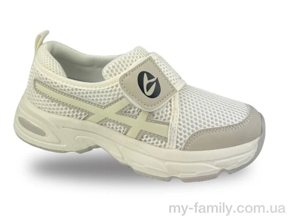 Кросівки штучна шкіра-текстиль бежевий діти унісекс, Дитячі кросівки оптом