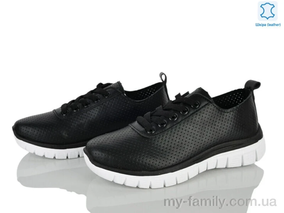 Кросівки натуральна шкіра чорний жінки -, Жіночі кросівки оптом