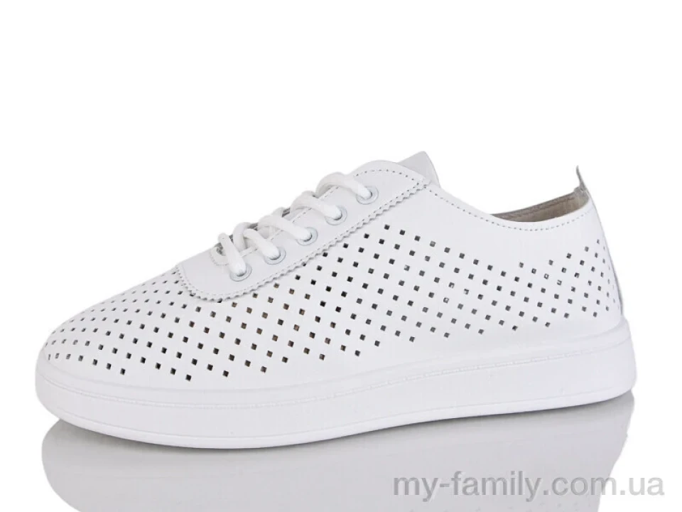 Кросівки штучна шкіра білий жінки -, Жіночі кросівки оптом
