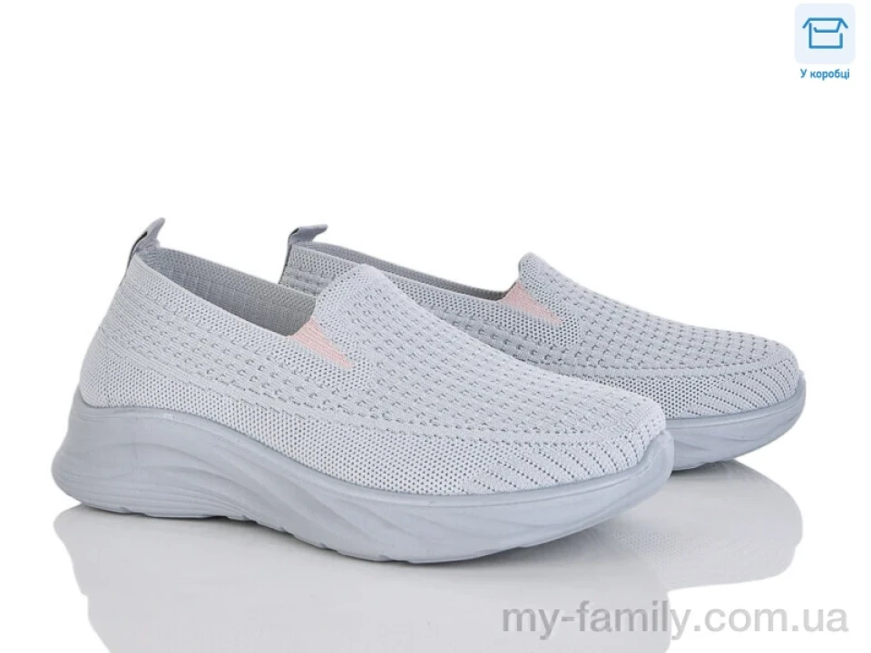 Кросівки текстиль сірий жінки -, Жіночі кросівки оптом