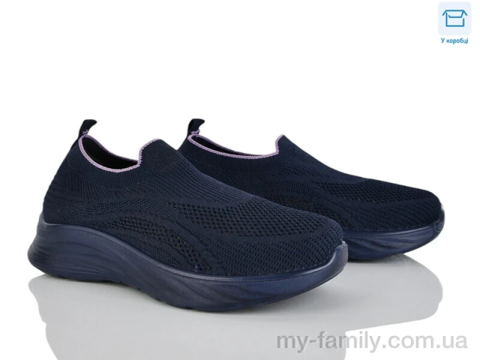 Кросівки текстиль синій жінки -, Жіночі кросівки оптом