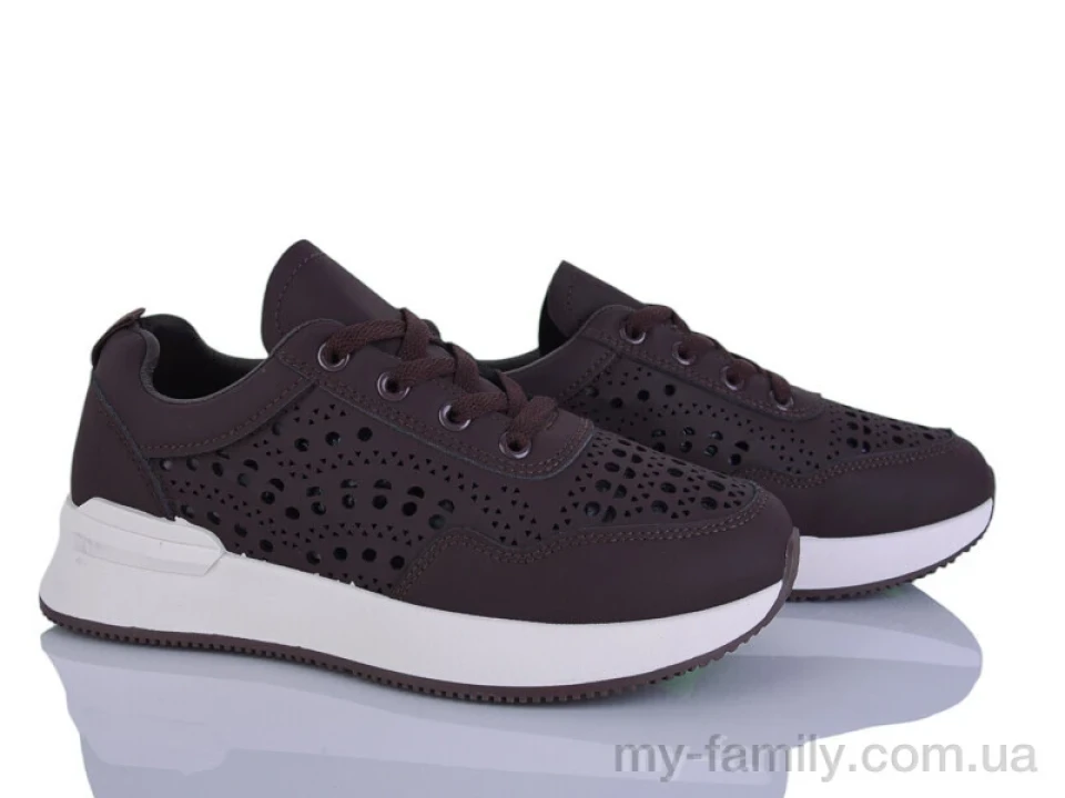 Кросівки штучна шкіра коричневий жінки -, Жіночі кросівки оптом