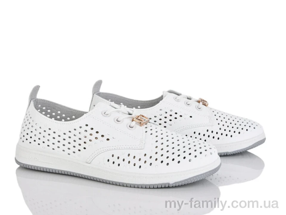 Кроссовки искусственная кожа белый женщины -, Женские кроссовки оптом