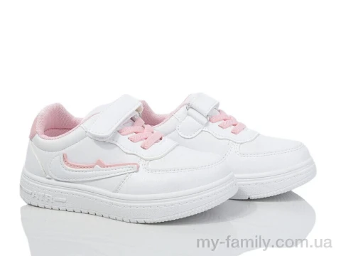 Кросівки штучна шкіра білий діти дівчинка, Дитячі кросівки оптом