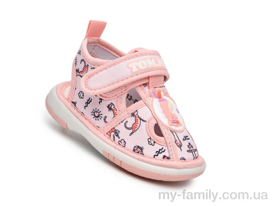 Босоніжки текстиль рожевий діти дівчинка, Босоніжки оптом