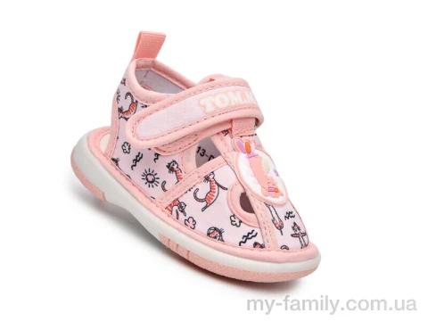 Босоніжки текстиль рожевий діти дівчинка, Взуття оптом діти