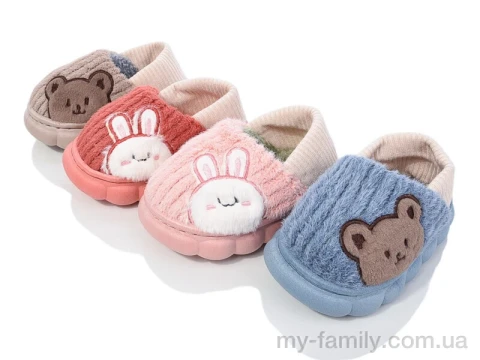 Капці штучне хутро мікс діти унісекс, Капці оптом