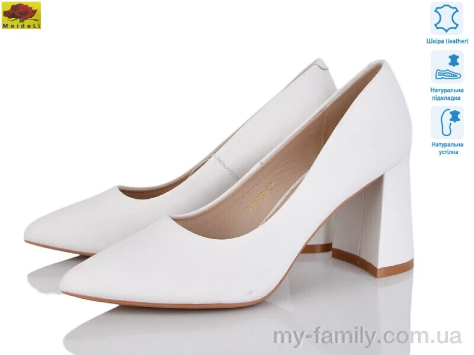 Туфлі натуральна шкіра білий жінки -, Туфлі жіночі оптом