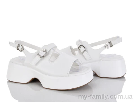 Босоніжки штучна шкіра білий жінки -, Жіночі босоніжки оптом