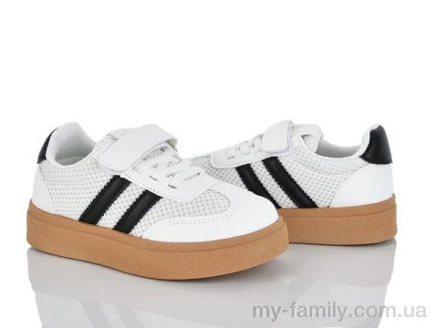 Кросівки штучна шкіра-текстиль білий діти унісекс, Дитячі кросівки оптом