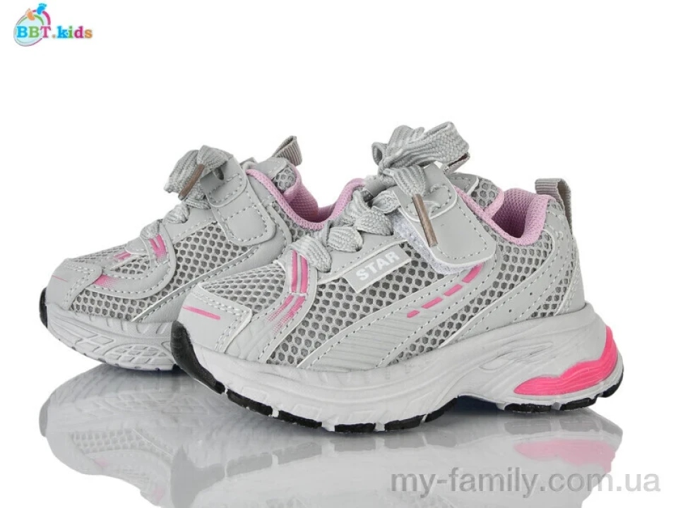 Кросівки штучна шкіра-текстиль сірий діти дівчинка, Дитячі кросівки оптом