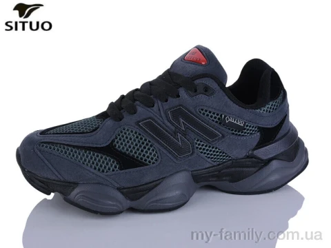 Кросівки штучна замша-текстиль синій жінки -, Жіночі кросівки оптом