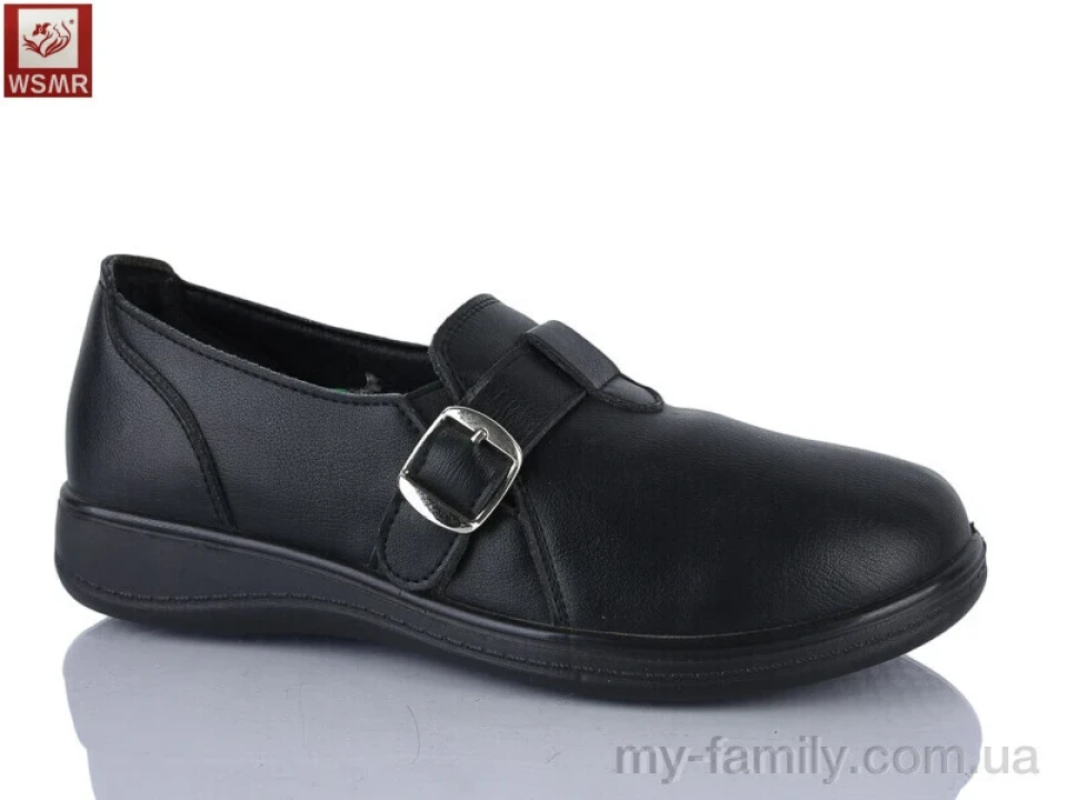 Туфлі штучна шкіра чорний жінки -, Туфлі жіночі оптом