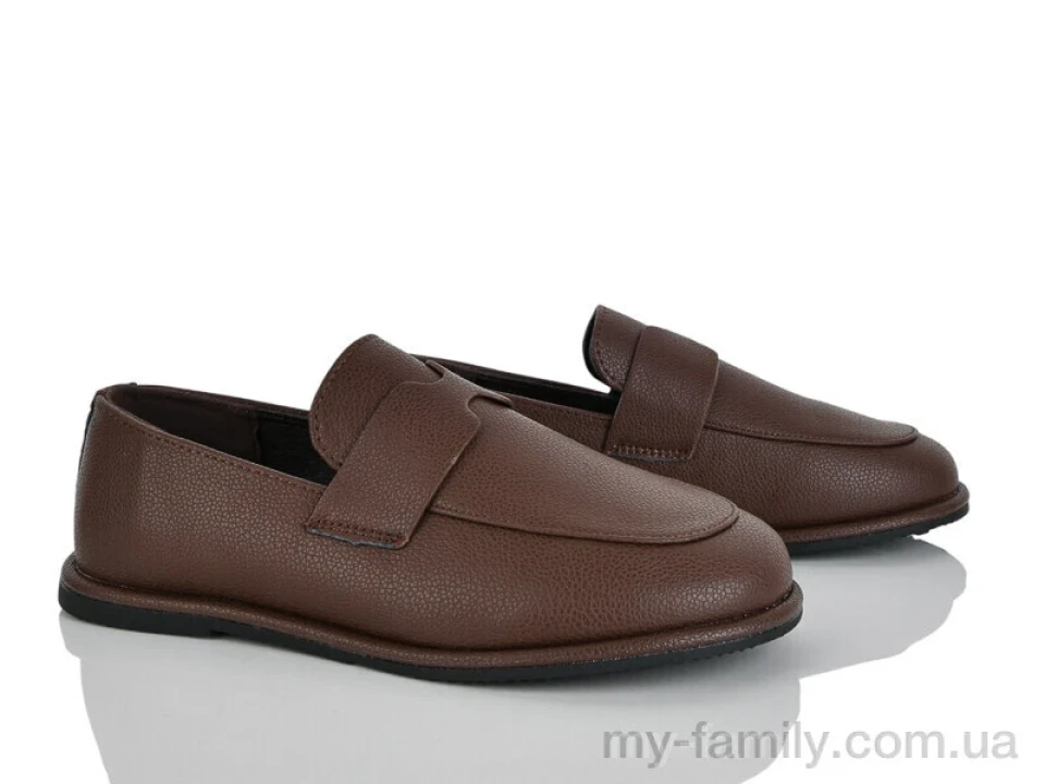 Туфлі штучна шкіра коричневий жінки -, Туфлі жіночі оптом