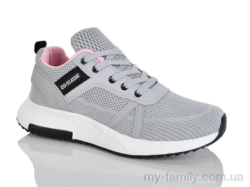 Кросівки текстиль сірий жінки -, Жіночі кросівки оптом