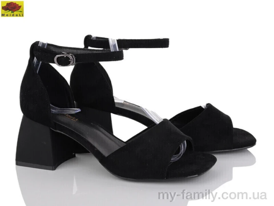 Босоніжки штучна замша чорний жінки -, Жіночі босоніжки оптом