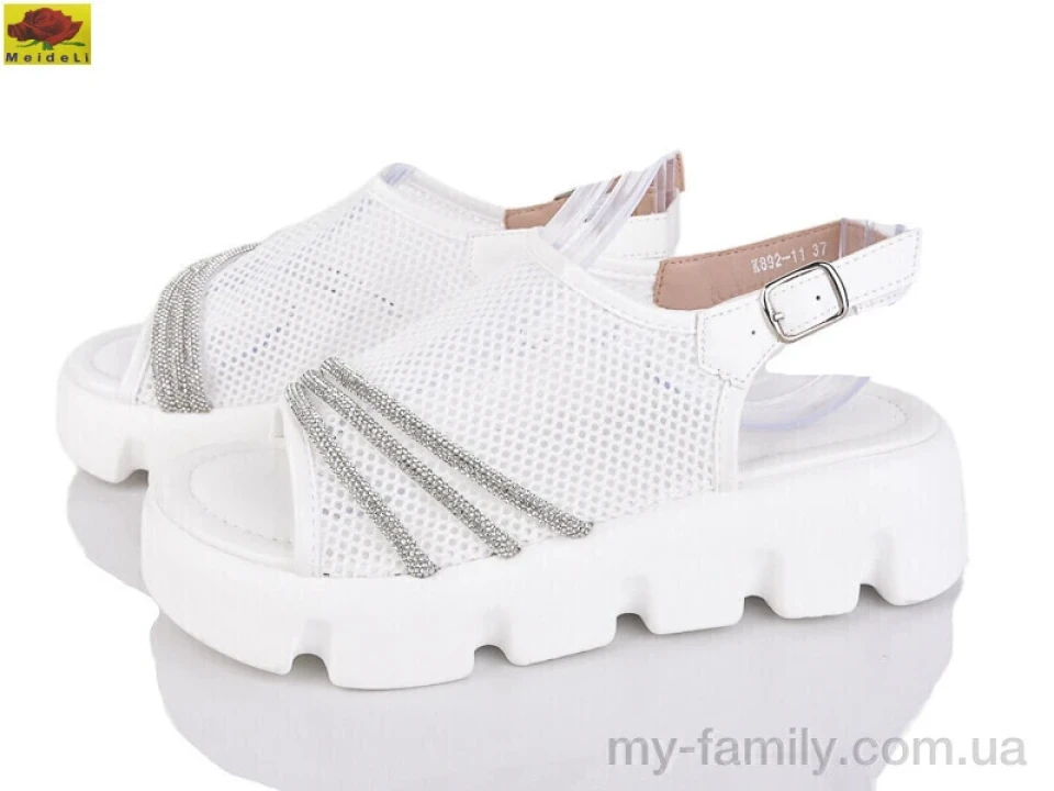 Босоніжки штучна шкіра-текстиль білий жінки -, Жіночі босоніжки оптом