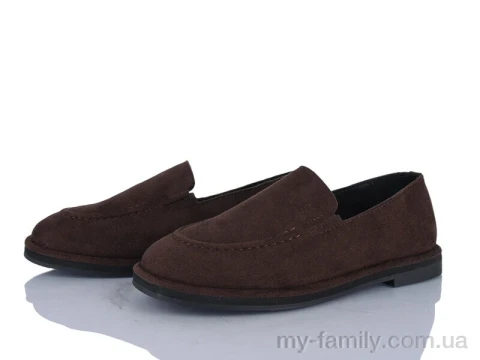 Туфли искусственная замша коричневый женщины -, Туфли женские оптом