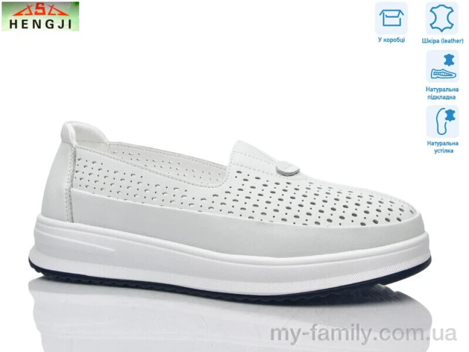 Туфлі натуральна шкіра білий жінки -, Туфлі жіночі оптом