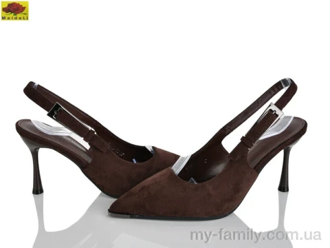 Туфлі штучна замша коричневий жінки -, Туфлі жіночі оптом