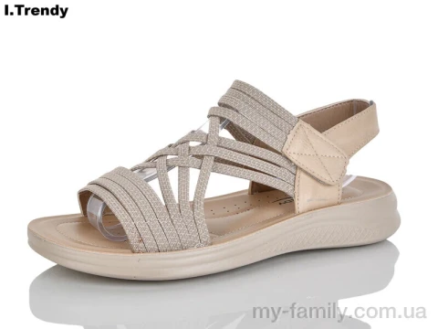 Босоніжки штучна шкіра-текстиль коричневий жінки -, Жіночі босоніжки оптом