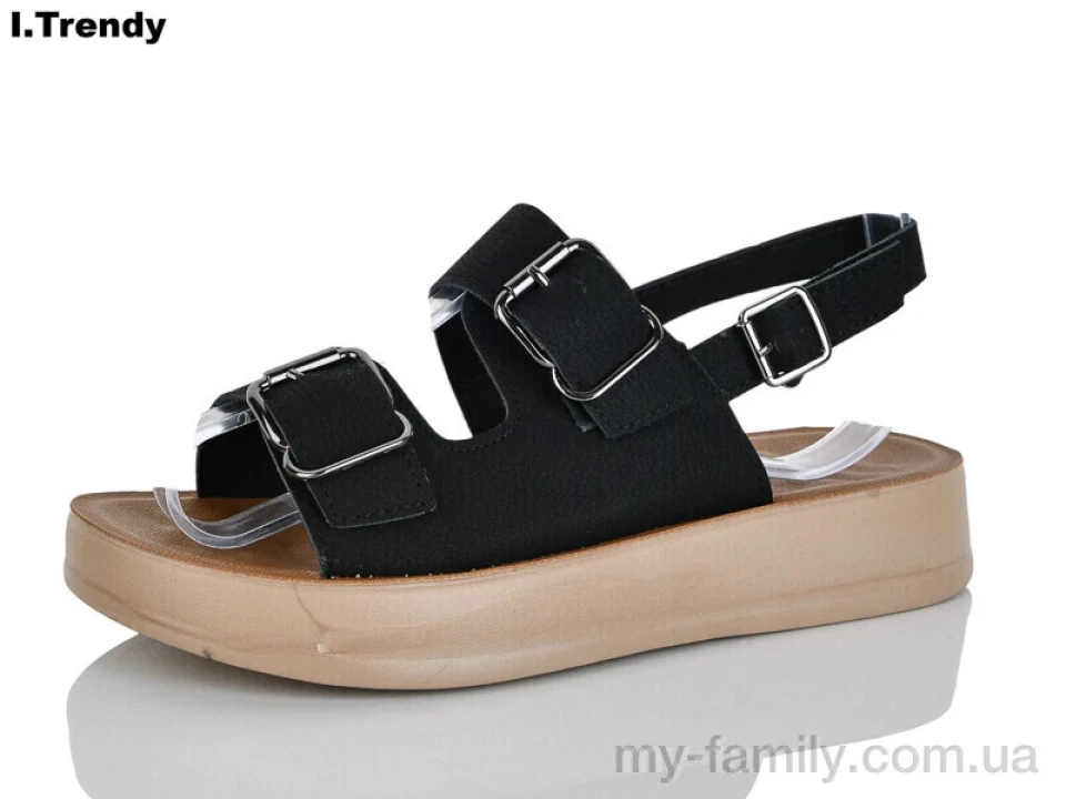 Босоніжки штучний нубук чорний жінки -, Жіночі босоніжки оптом