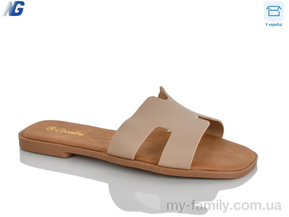 Шльопанці штучна шкіра бежевий жінки -, Жіночі шльопанці оптом