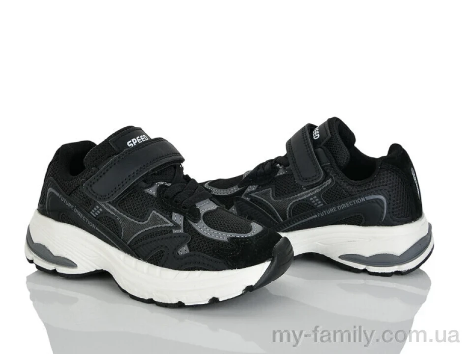 Кросівки штучна шкіра-текстиль чорний діти хлопчик, Дитячі кросівки оптом