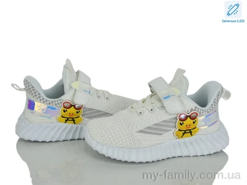 Кросівки текстиль білий діти дівчинка, Дитячі кросівки оптом