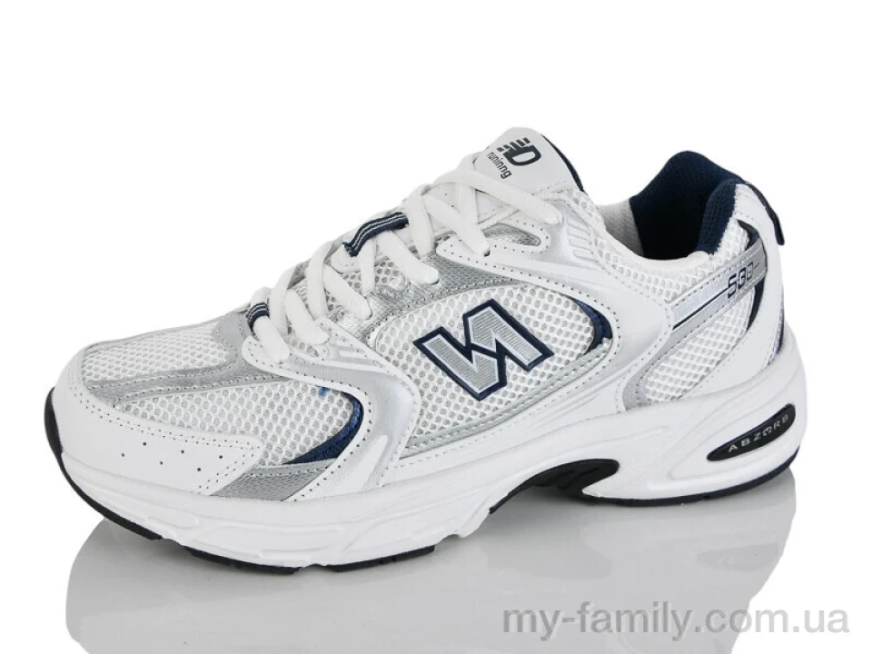 Кросівки штучна шкіра-текстиль білий жінки -, Жіночі кросівки оптом