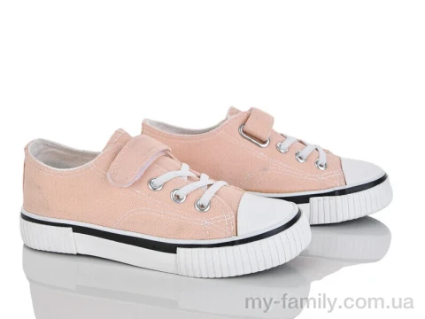 Кеди текстиль-гума рожевий діти дівчинка, Взуття оптом діти