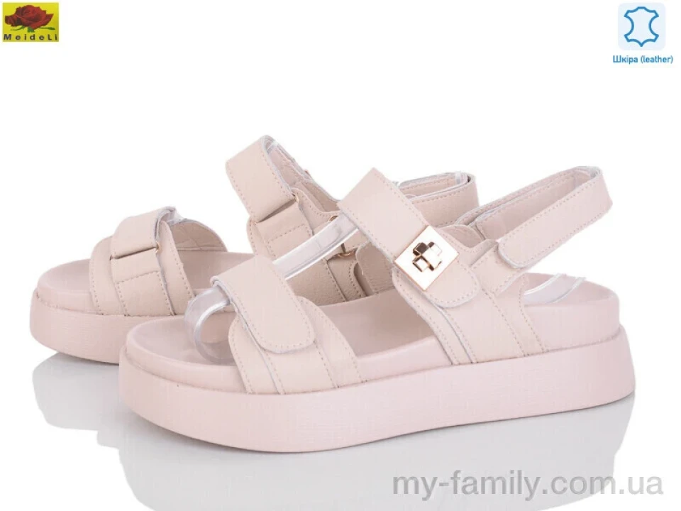 Босоніжки натуральна шкіра бежевий жінки -, Жіночі босоніжки оптом