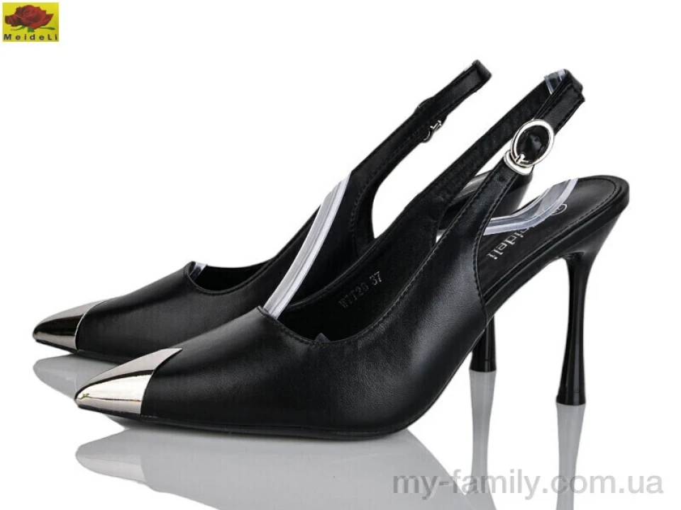 Туфлі штучна шкіра чорний жінки -, Туфлі жіночі оптом