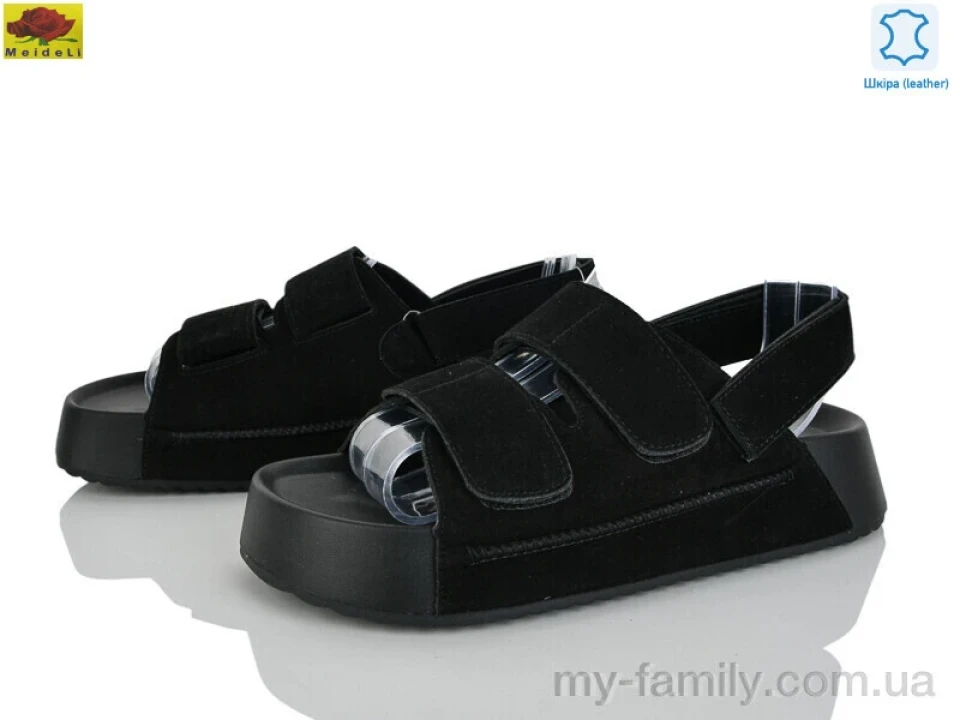 Босоніжки натуральна замша чорний жінки -, Жіночі босоніжки оптом