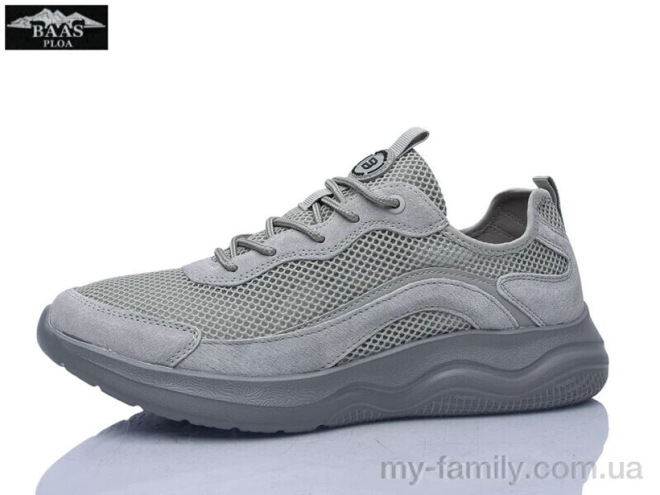 Кросівки штучна замша-текстиль сірий чоловіки -, Чоловічі кросівки оптом