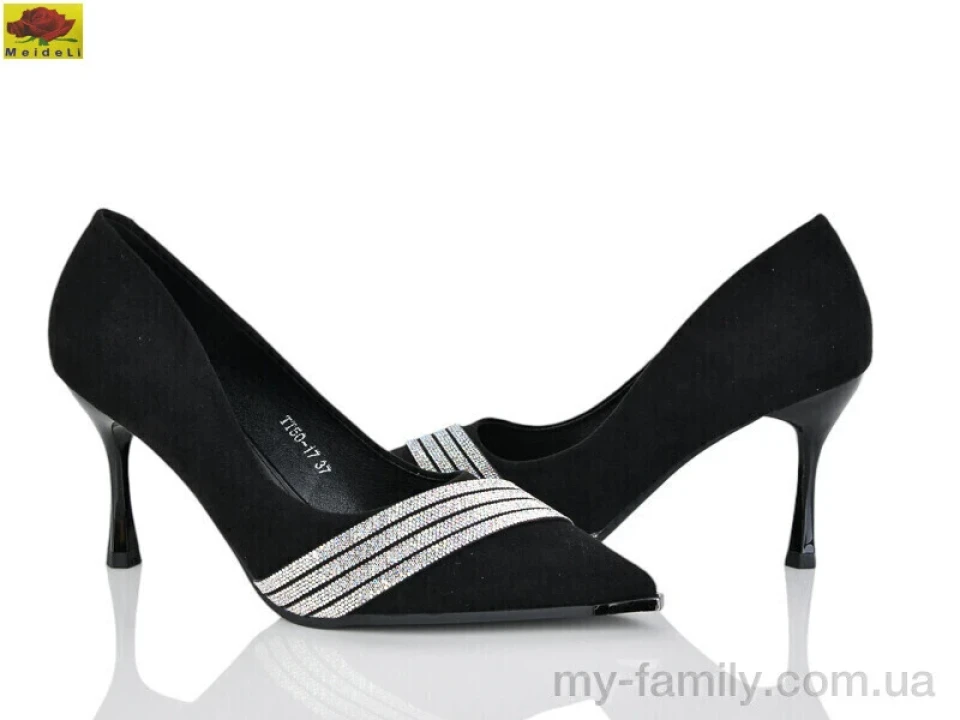 Туфлі штучна замша чорний жінки -, Туфлі жіночі оптом