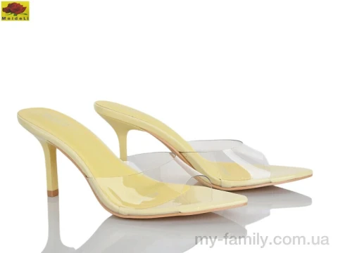 Шльопанці штучний матеріал жовтий жінки -, Жіночі шльопанці оптом