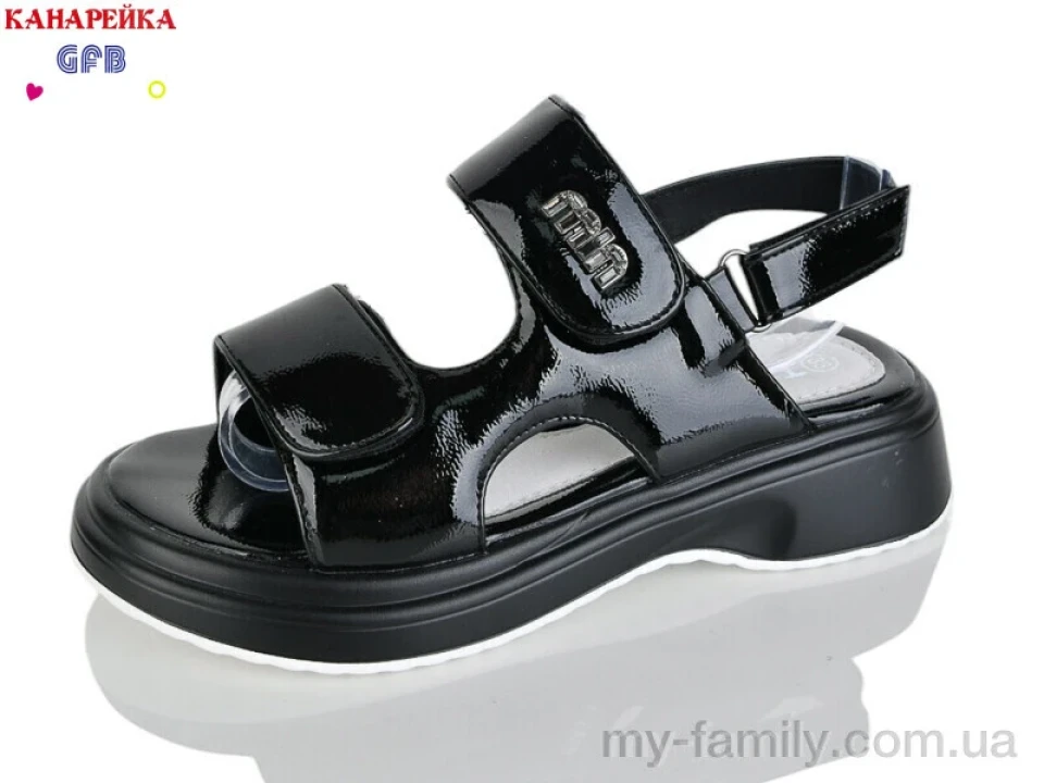 Босоніжки штучний лак чорний діти дівчинка, Взуття оптом діти