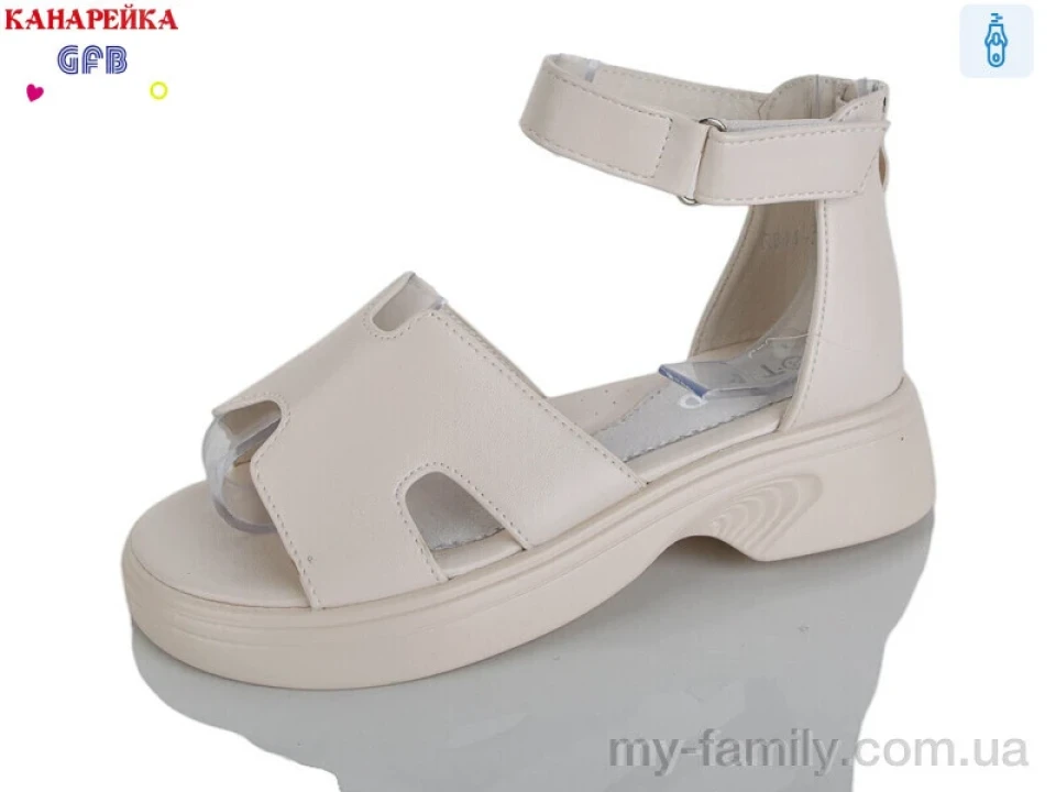 Босоніжки штучна шкіра бежевий діти дівчинка, Взуття оптом діти