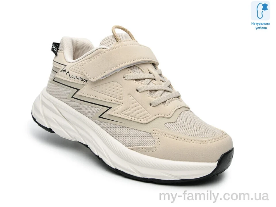 Кросівки штучна шкіра-текстиль бежевий діти унісекс, Дитячі кросівки оптом