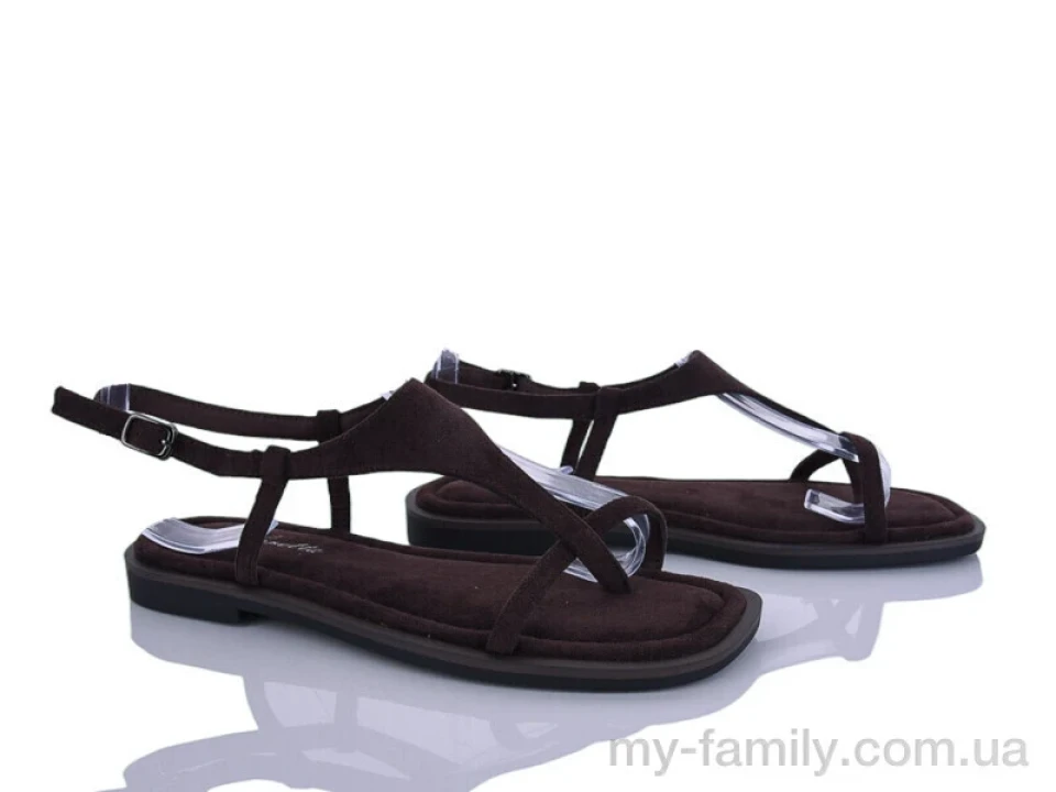 Босоніжки штучна замша коричневий жінки -, Жіночі босоніжки оптом