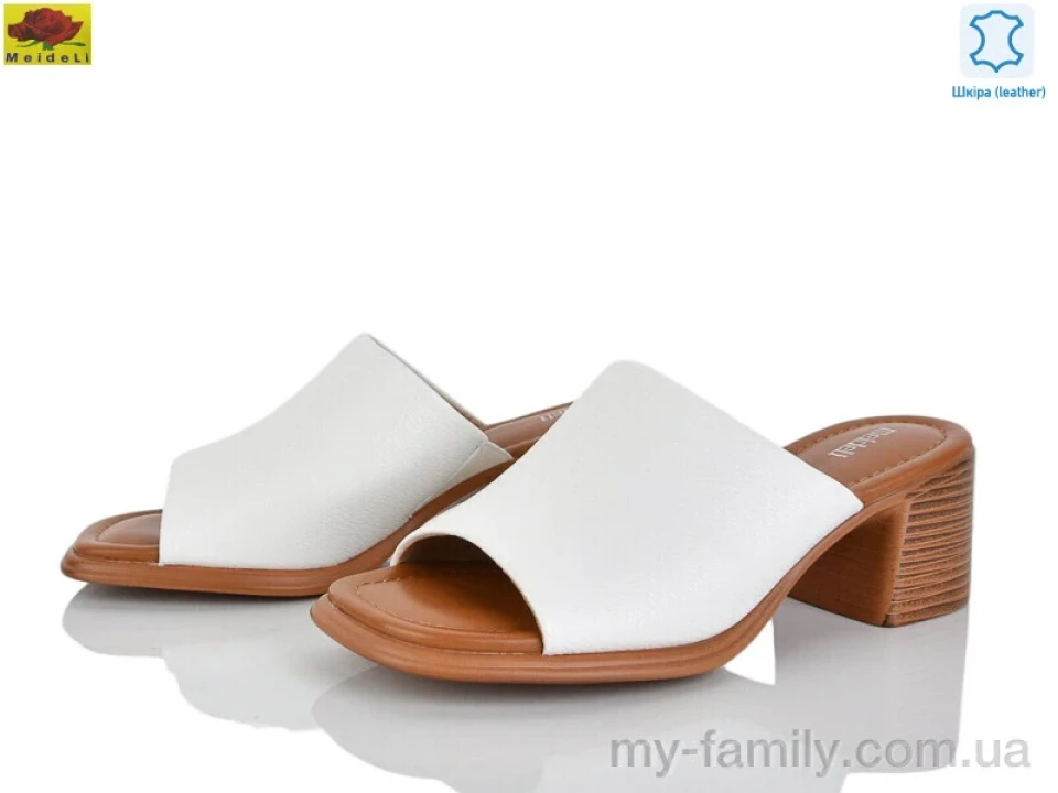 Шльопанці натуральна шкіра білий жінки -, Жіночі шльопанці оптом