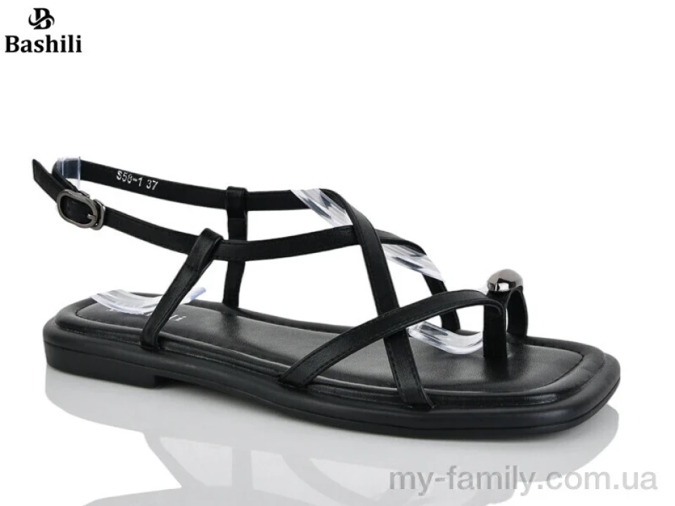 Босоніжки штучна шкіра чорний жінки -, Жіночі босоніжки оптом