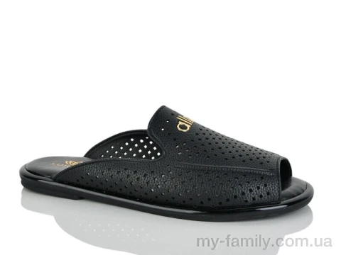 Шльопанці штучна шкіра чорний жінки -, Жіночі шльопанці оптом