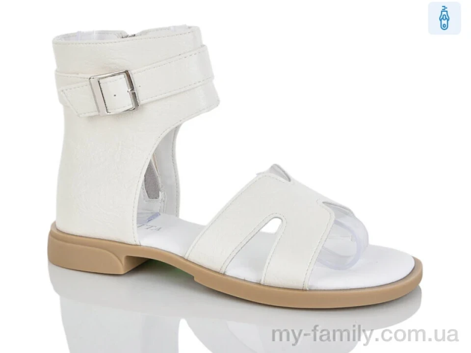 Босоніжки штучна шкіра білий жінки -, Жіночі босоніжки оптом