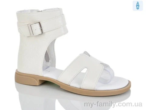 Босоніжки штучна шкіра білий жінки -, Жіночі босоніжки оптом