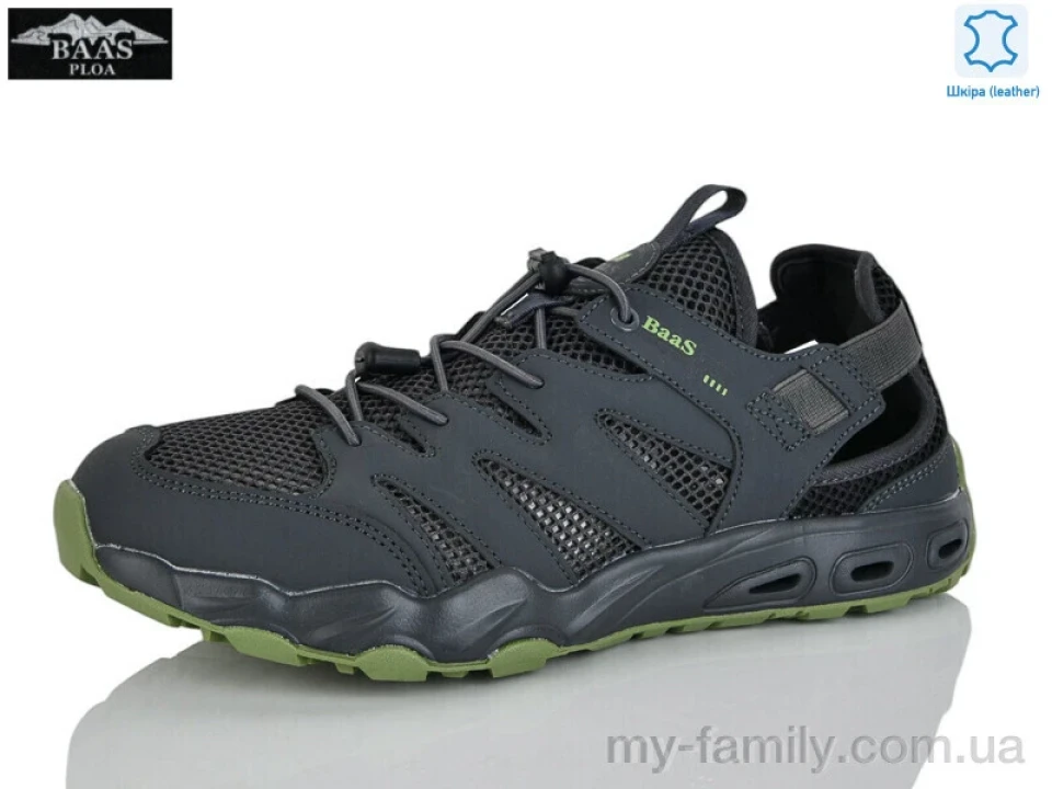 Кросівки натуральна шкіра-текстиль сірий чоловіки -, Чоловічі кросівки оптом